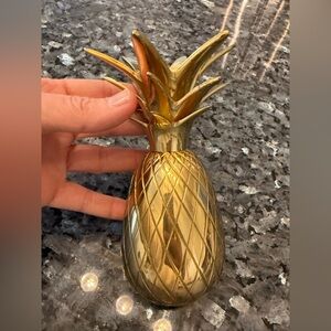 Brass Pineapple Candle Holder Decor Fruit Candles